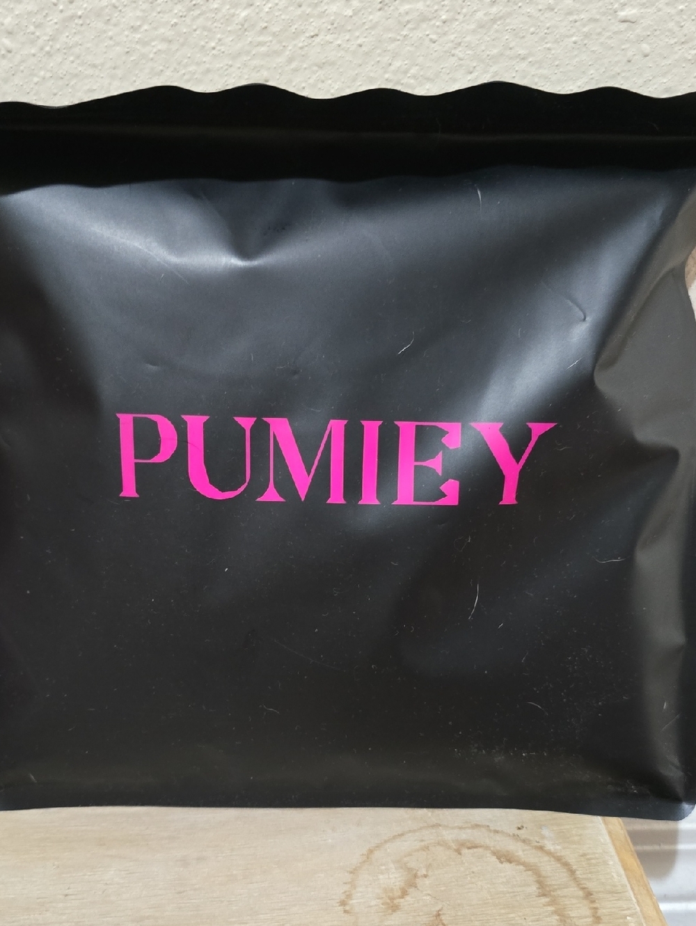 PUMIEY Women's Shapewear - Black with Pink Logo